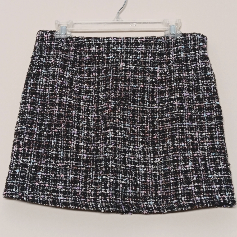 SHE + SKY Tweed Skirt, size L